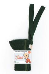 Silly Silas Footed Tights- Dark Forest Green