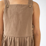 Illoura Anouk Pinafore | Chocolate