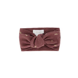 Jamie Kay Organic Cotton Headband | Lea Floral Deep Brown