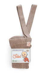 Silly Silas Footed Tights- Peanut Blend