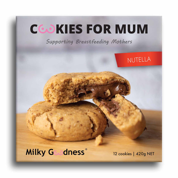 SHORT PRE ORDER Milky Goodness Nutella Lactation Cookies