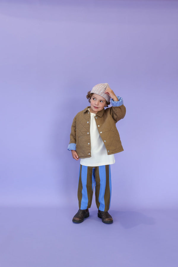 Organic Quilted Denim Jacket