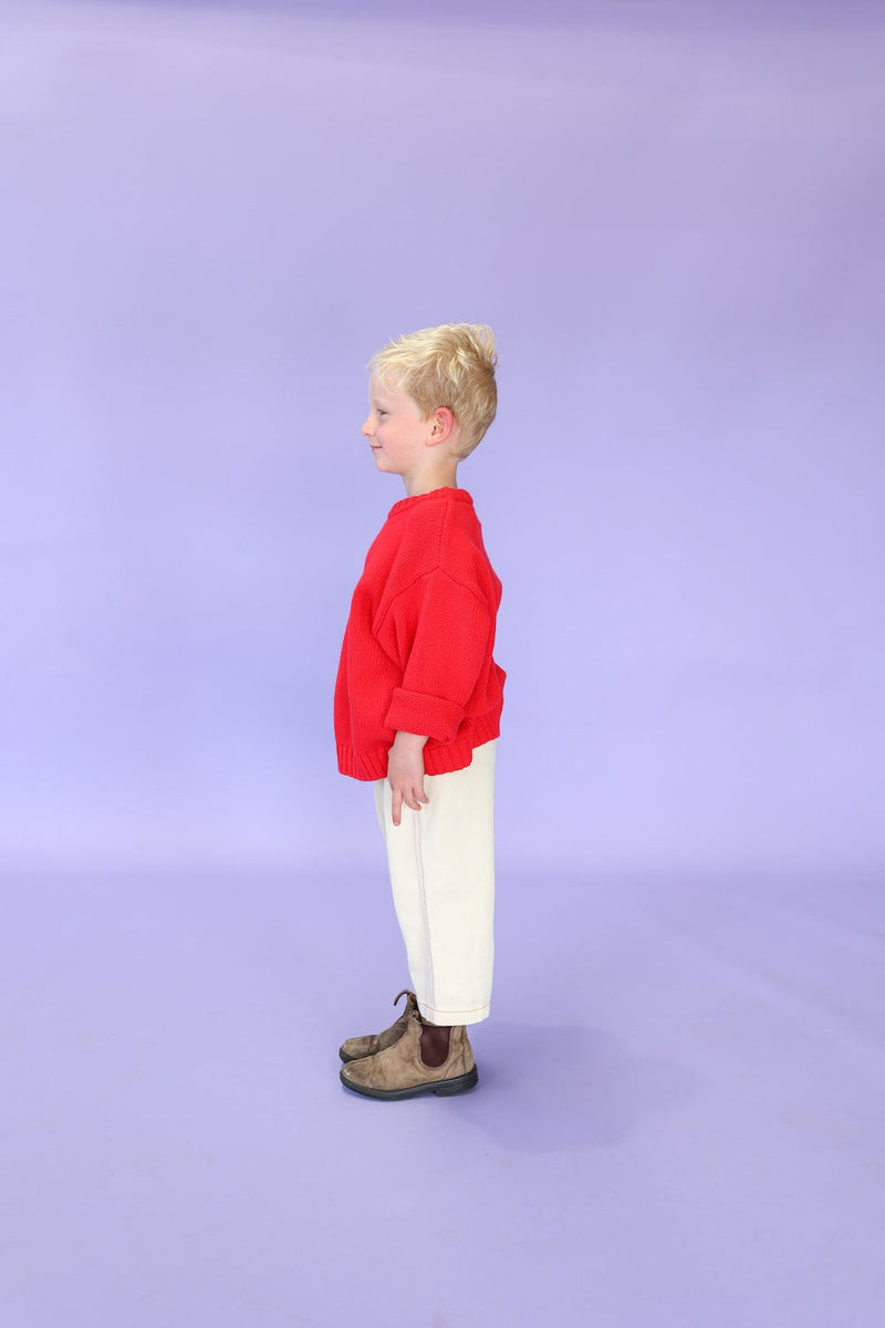 Organic Everyday Denim Pant - Milk