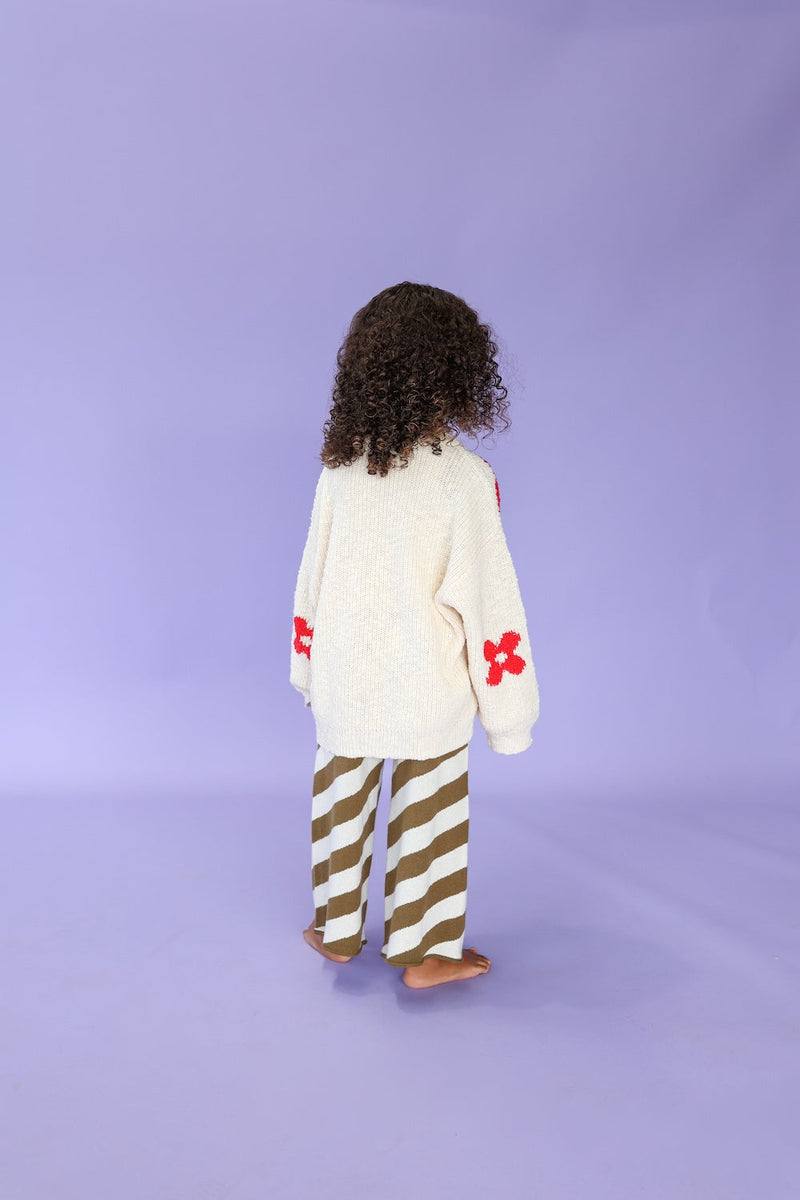 Knitted Posy Pull Over