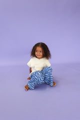 Chunky Rib V-Neck Vest - Milk