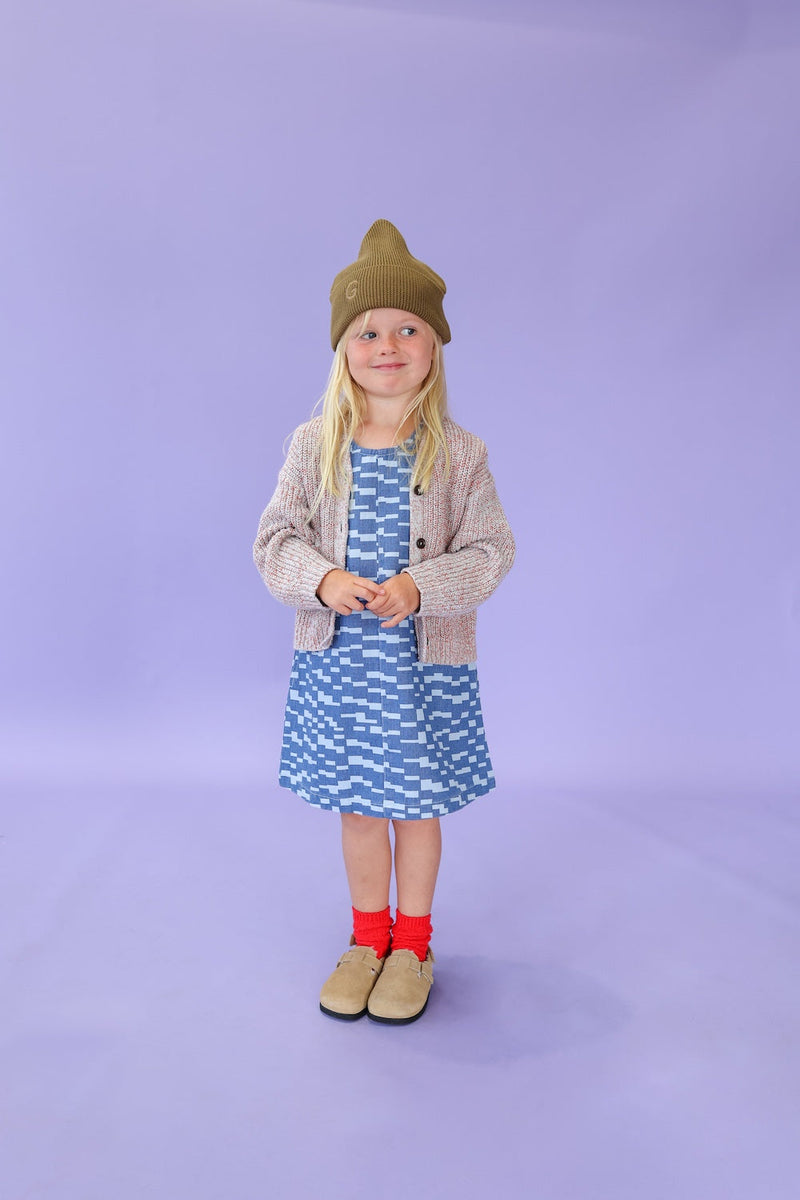 Boxes Denim Dress