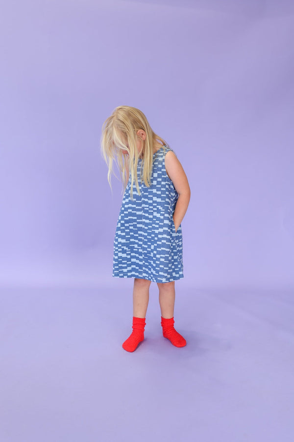 Boxes Denim Dress