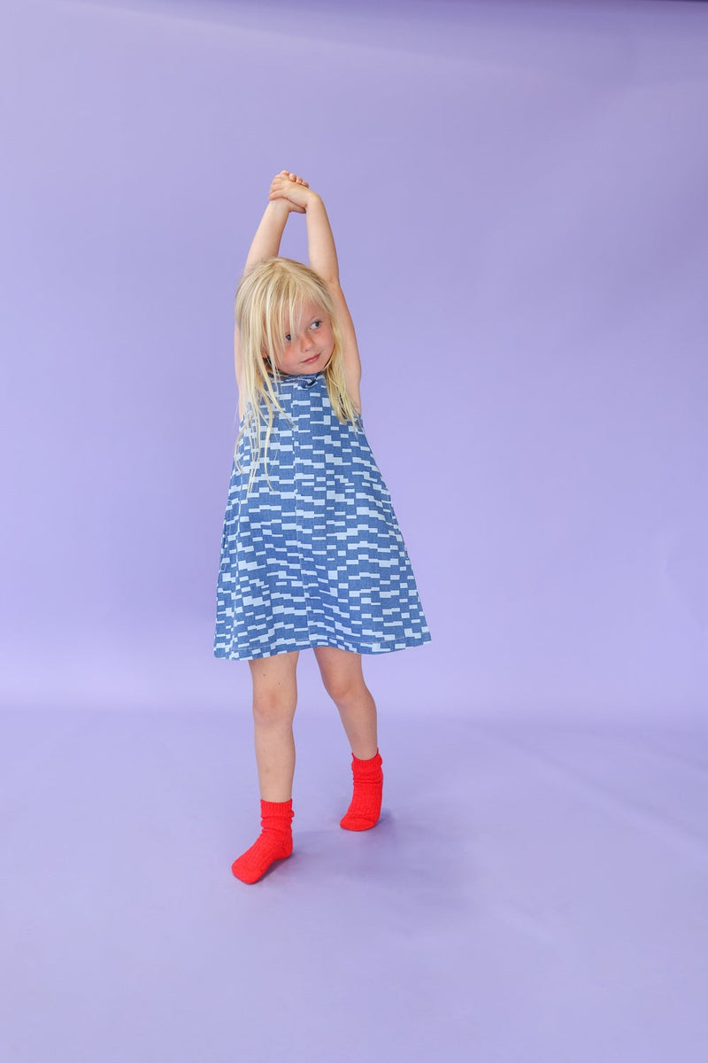 Boxes Denim Dress