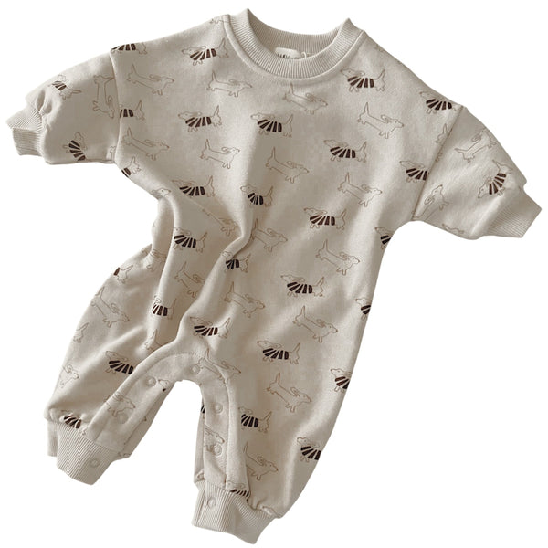 French Terry Romper | Doggie