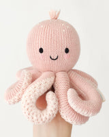 Cuddle + Kind Baby Octopus (soft coral pink)