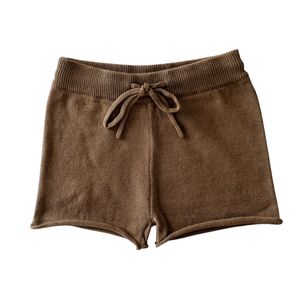 Knitted Shorts - Latte