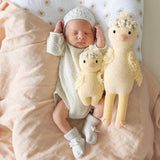 Cuddle + Kind Baby Duckling (ivory floral)