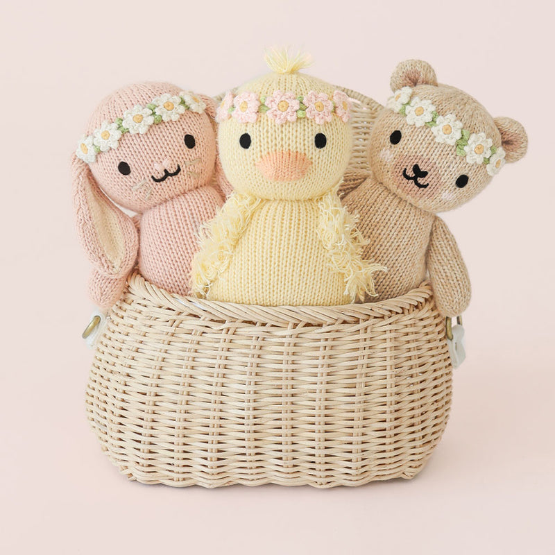 Cuddle + Kind Baby Honey Bear (ivory floral)