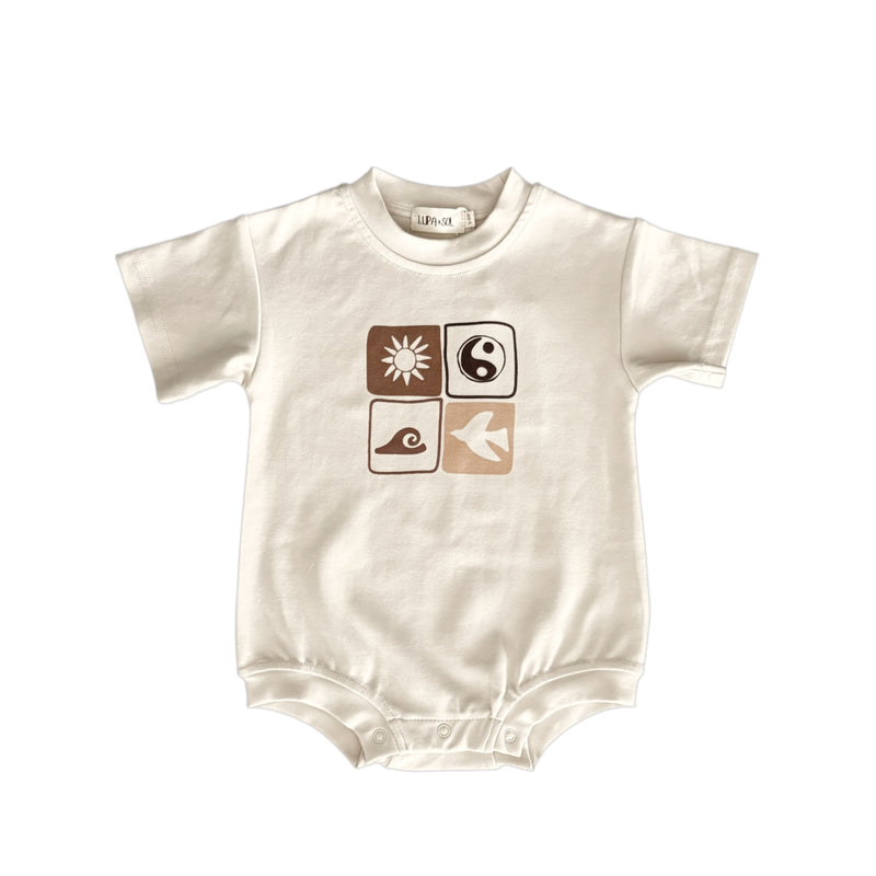 Flow Romper - Natural