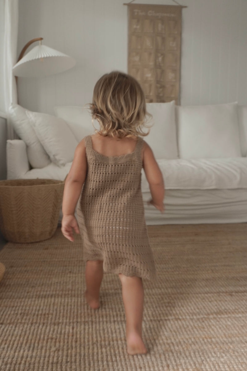 Crochet Beach Dress | Pecan