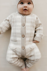 Jamie Kay Marlo Knitted Onepiece | Marlo Check Jacquard