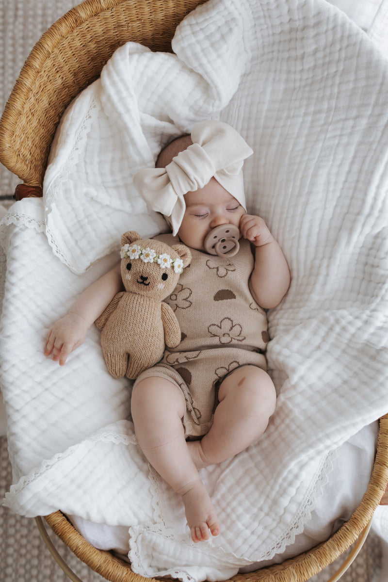 Posy + Pebble Romper | Latte+ Pecan