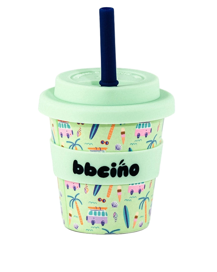 Beach Bums Babycino Cup - 120ml (Straw Included)