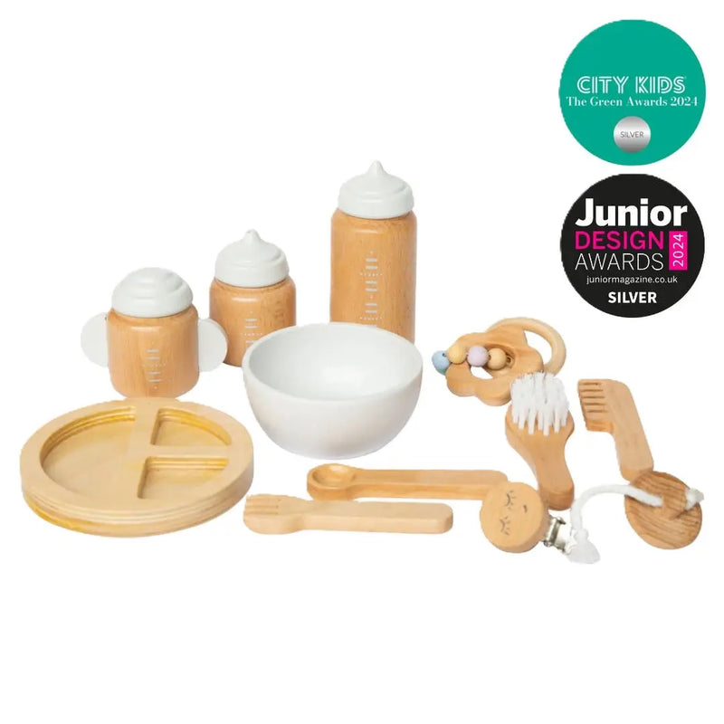 WOODEN TOY - DOLLS ACCESSORIES KIT