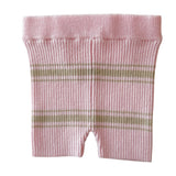 Knitted Bike Shorts - Blossom Stripe
