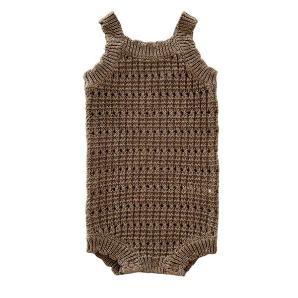 Crochet Bodysuit | Pecan