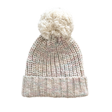 Lupa and Sol Chunky Knit Beanie | Fairy Floss Stripe