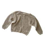 Crochet LOVE Pullover - Natural