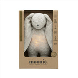 MOONIE 2.0 GRAY - ORGANIC HUMMING BUNNY WITH A LAMP