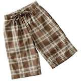 Check Pants - Moss + Caramel
