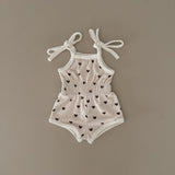 Terry Tie Up LOVE Romper