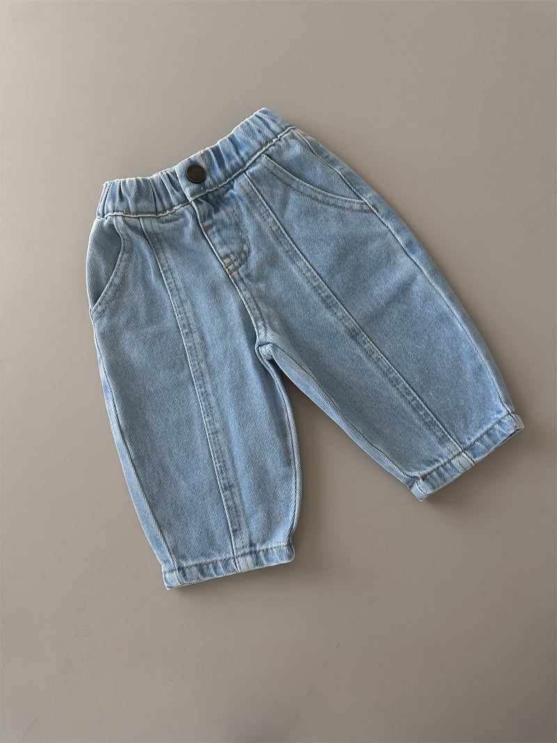 Vintage Denim Jeans - Sky