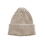 Lupa and Sol Chunky Ribbed Pixie Beanie | Biscuit