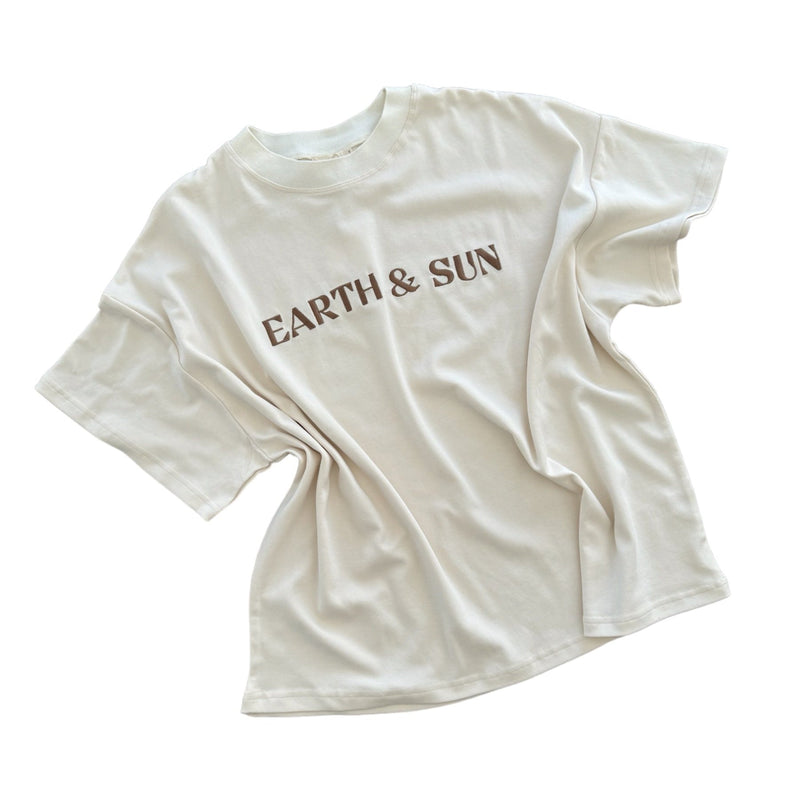 Earth and Sun Tee | Womens | Vanilla