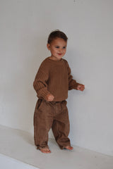 Vintage Denim Jeans - Mocha