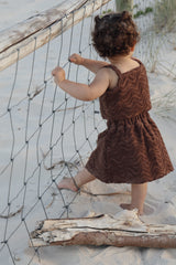 Terry WAVE Skirt- Chocolate