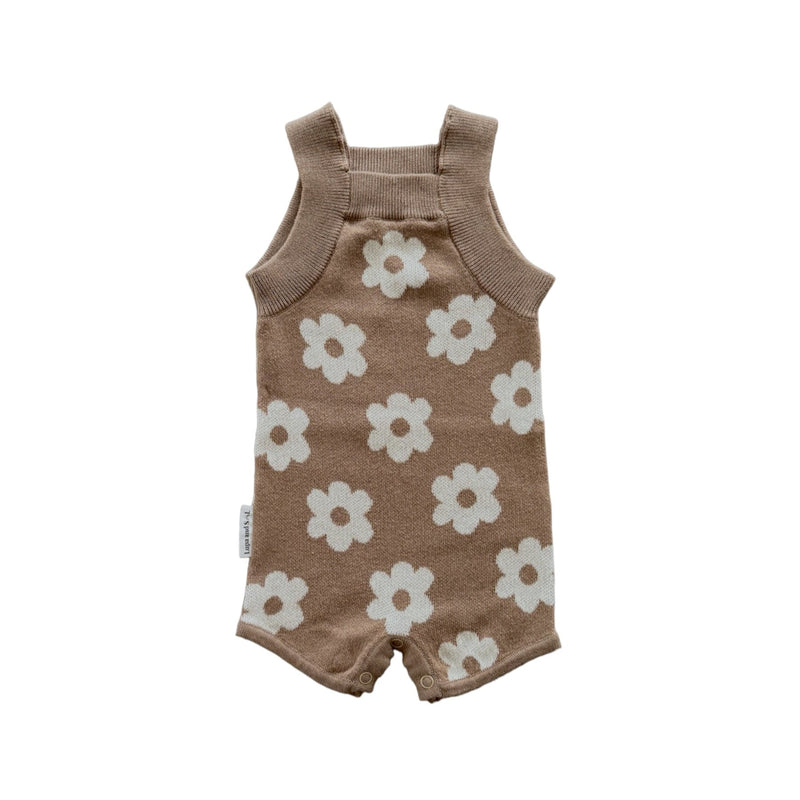 Posy Romper | Almond + Buttercream