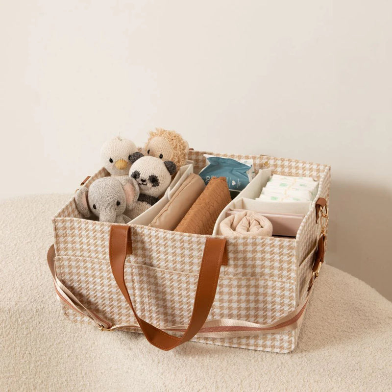 Bunnie Caddie | Houndstooth Tan