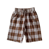 Check Pants - Walnut