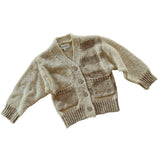 Oversized Slouch Cardigan | Textured Cashew + Oak