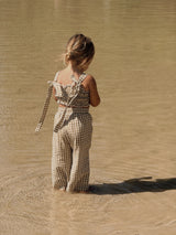 Gingham Pants - Olive
