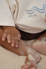 Logo Milk Tee - Sky Embroidery