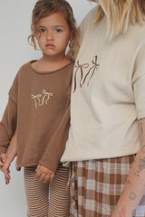Bow Pullover - Walnut