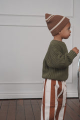 Chunky Knit Pullover - Moss