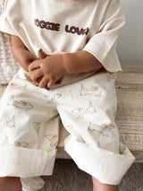Doggie Lover Tee - Natural