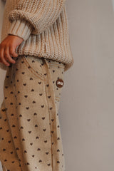 Vintage Denim Jeans - Hearts