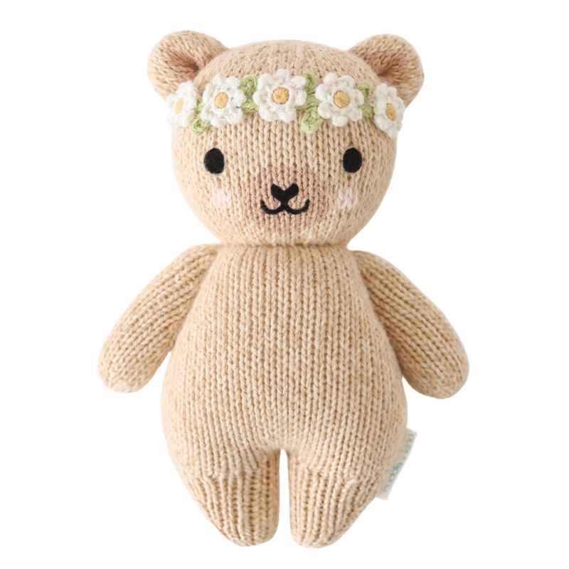 Cuddle + Kind Baby Honey Bear (ivory floral)