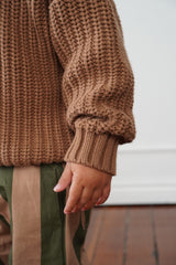 Chunky Knit Pullover - Caramel