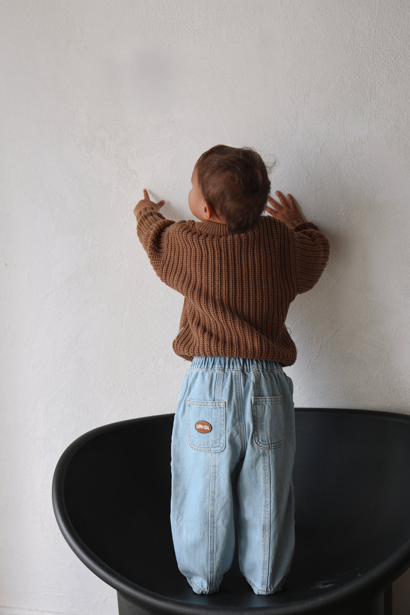 Vintage Denim Jeans - Sky
