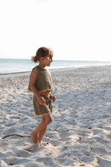 Crochet Shorts - Olive + Butter