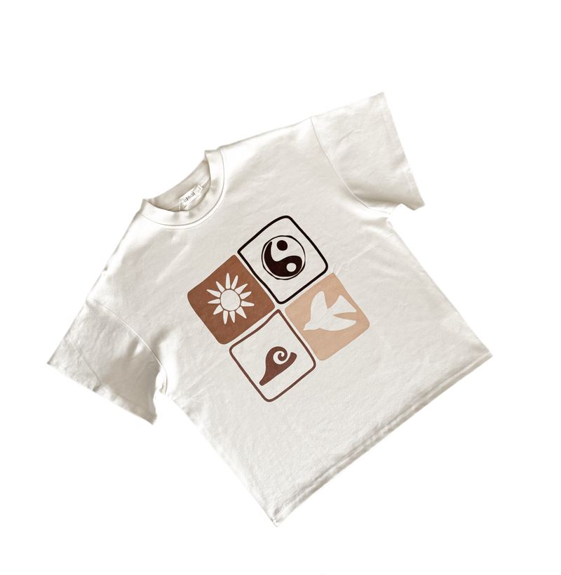 Womens Flow Tee - Natural